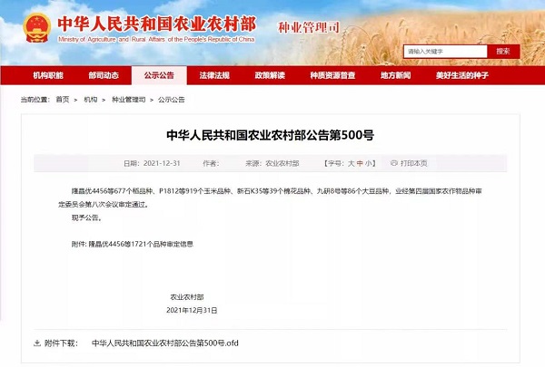 喜報(bào)：吉林云天化種業(yè)11個玉米品種通過國家審定